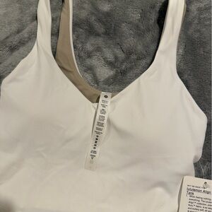 Lululemon Athletica White Tank Top